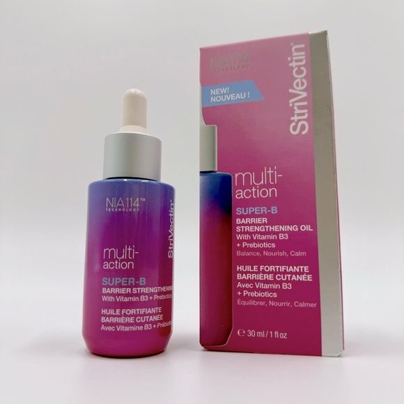 NIB StriVectin Super-B Barrier
Strengthening Oil with Vitamin B3 and Prebiotics - Picture 1 of 16